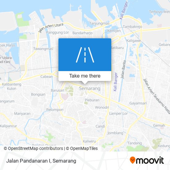 Jalan Pandanaran I map