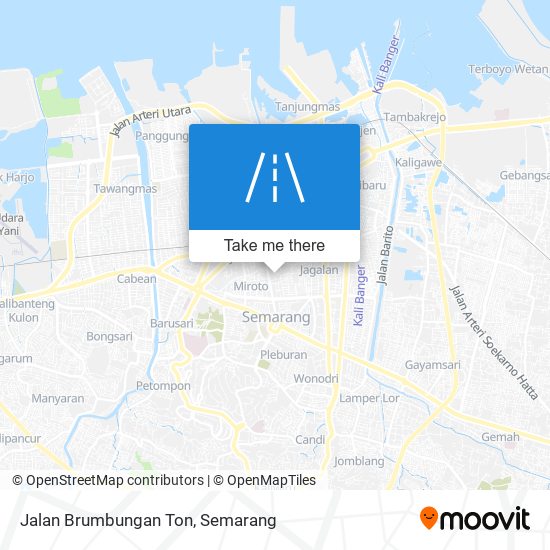 Jalan Brumbungan Ton map