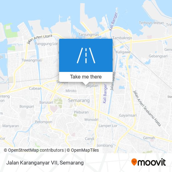 Jalan Karanganyar VII map