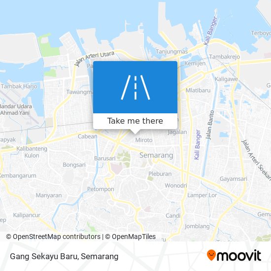 Gang Sekayu Baru map