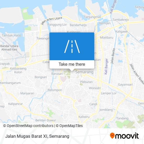 Jalan Mugas Barat XI map