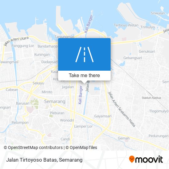 Jalan Tirtoyoso Batas map