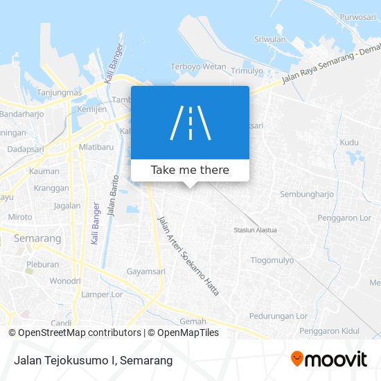 Jalan Tejokusumo I map