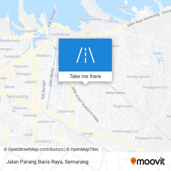 Jalan Parang Baris Raya map