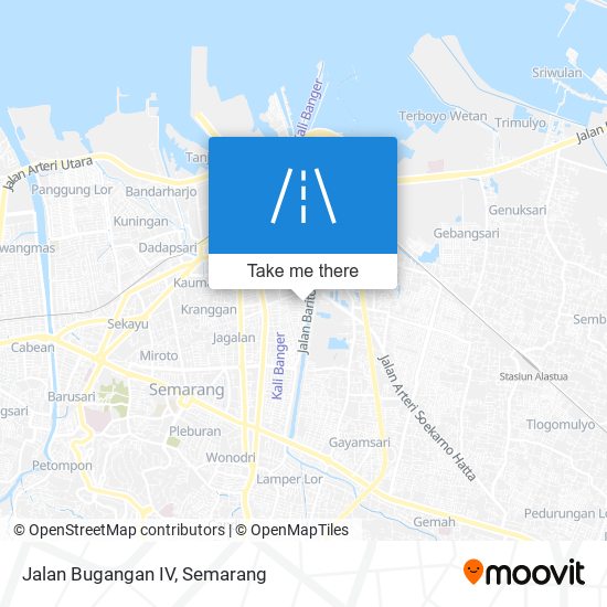 Jalan Bugangan IV map