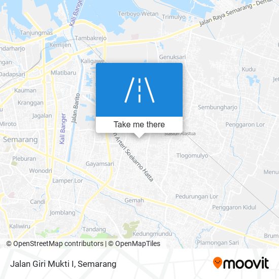 Jalan Giri Mukti I map