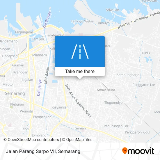 Jalan Parang Sarpo VII map