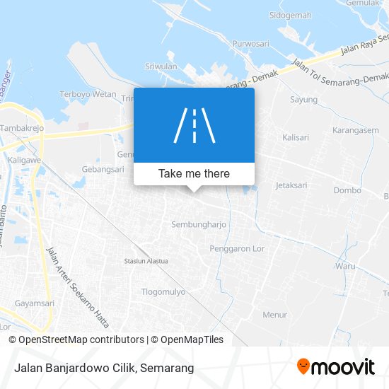 Jalan Banjardowo Cilik map
