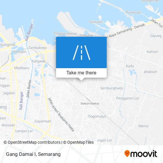 Gang Damai I map