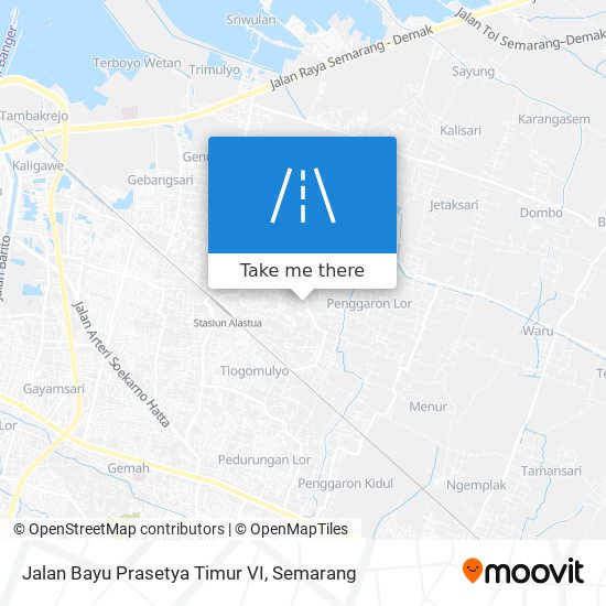 Jalan Bayu Prasetya Timur VI map