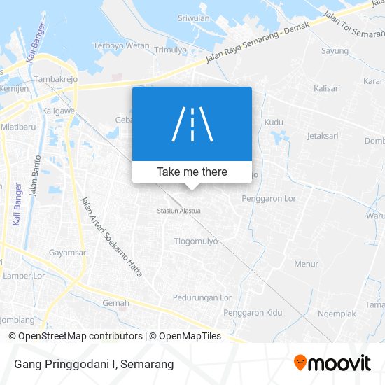 Gang Pringgodani I map