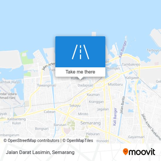 Jalan Darat Lasimin map