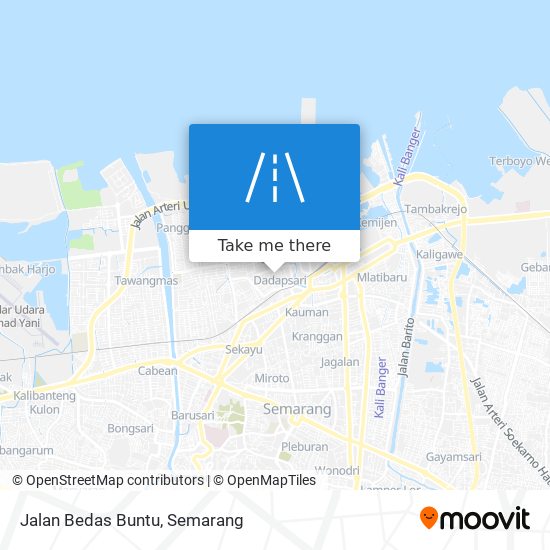 Jalan Bedas Buntu map