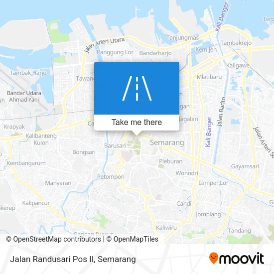 Jalan Randusari Pos II map