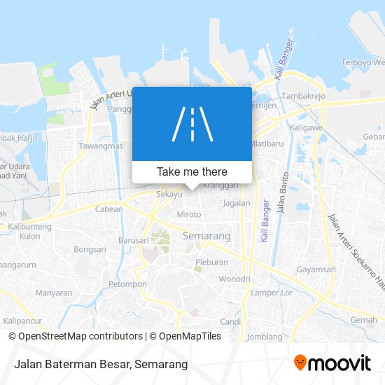 Jalan Baterman Besar map