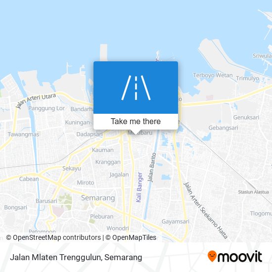 Jalan Mlaten Trenggulun map