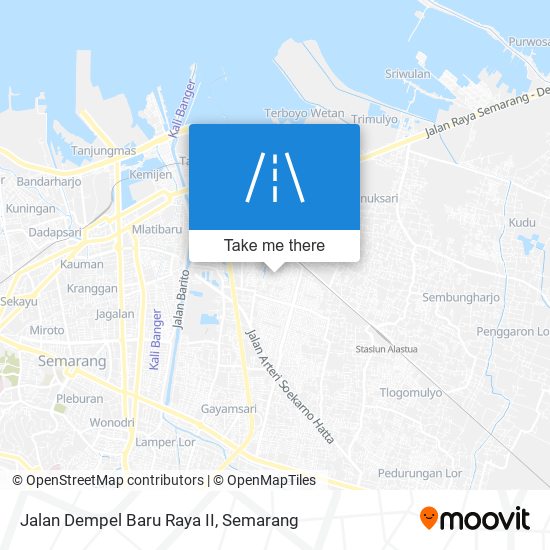 Jalan Dempel Baru Raya II map