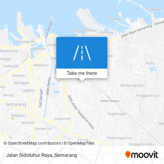 Jalan Sidoluhur Raya map