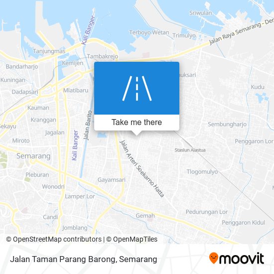 Jalan Taman Parang Barong map