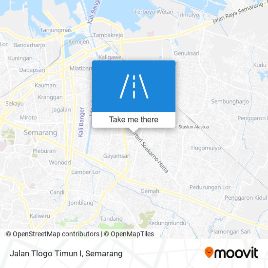 Jalan Tlogo Timun I map