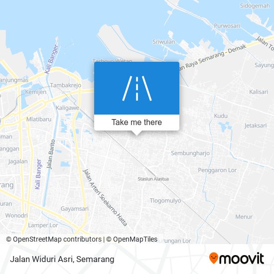 Jalan Widuri Asri map