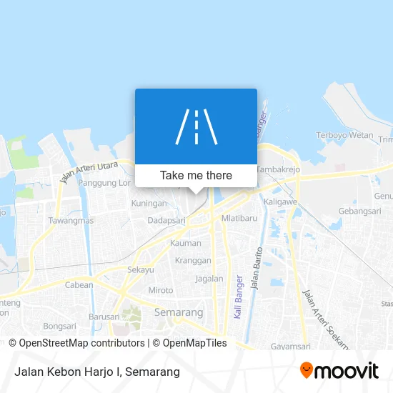 Jalan Kebon Harjo I map