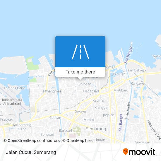 Jalan Cucut map