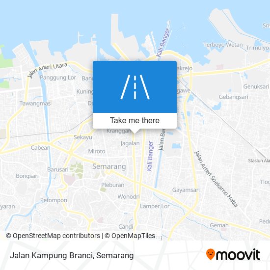 Jalan Kampung Branci map