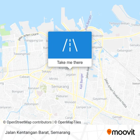 Jalan Kentangan Barat map