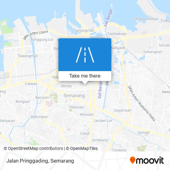 Jalan Pringgading map