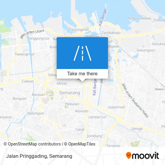 Jalan Pringgading map