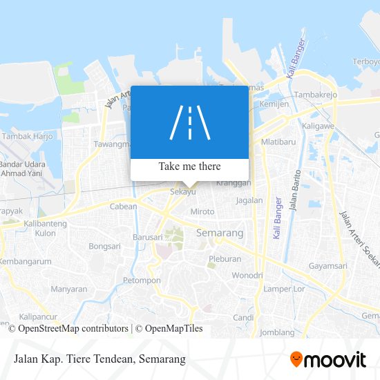 Jalan Kap. Tiere Tendean map