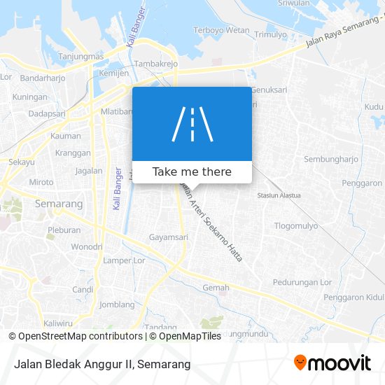 Jalan Bledak Anggur II map