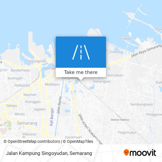 Jalan Kampung Singoyudan map