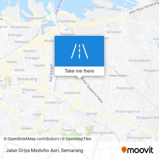 Jalan Griya Medoho Asri map