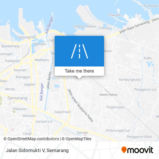 Jalan Sidomukti V map