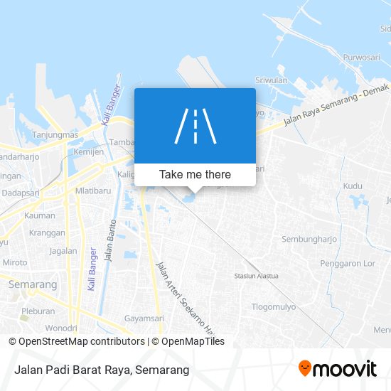 Jalan Padi Barat Raya map