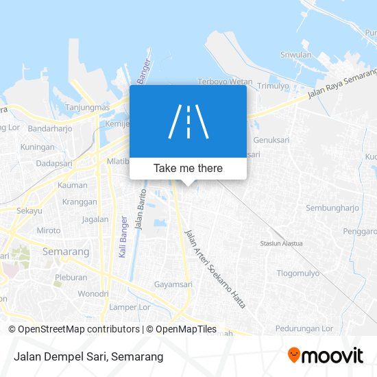 Jalan Dempel Sari map