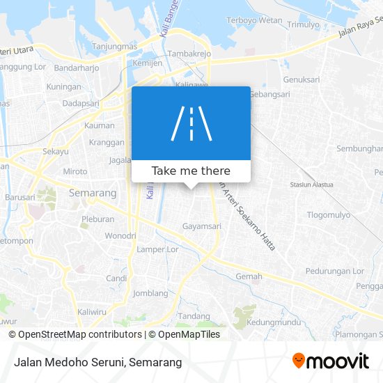 Jalan Medoho Seruni map