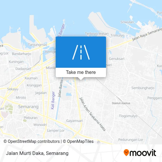 Jalan Murti Daka map