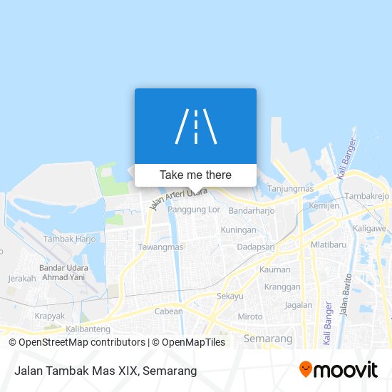 Jalan Tambak Mas XIX map