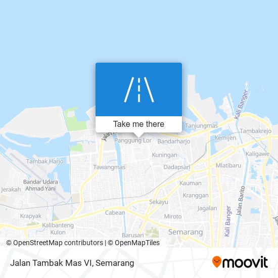 Jalan Tambak Mas VI map