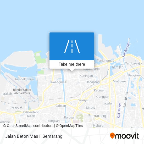 Jalan Beton Mas I map