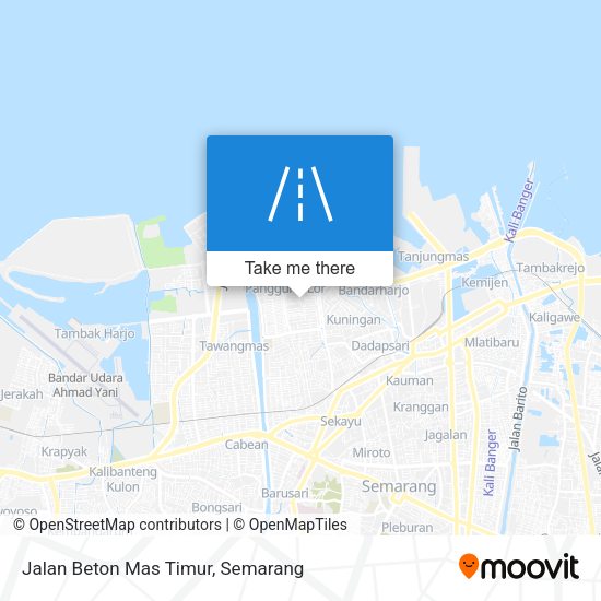 Jalan Beton Mas Timur map