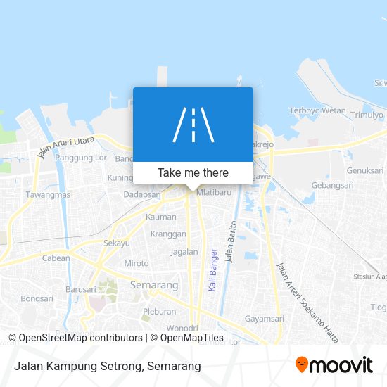 Jalan Kampung Setrong map