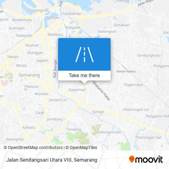 Jalan Sendangsari Utara VIII map