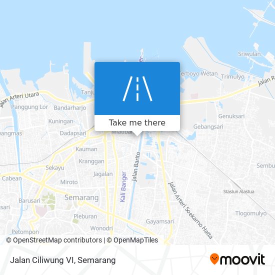 Jalan Ciliwung VI map