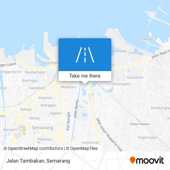 Jalan Tambakan map