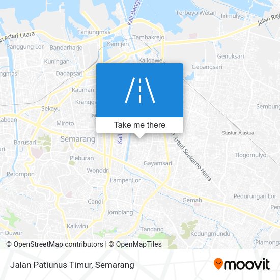 Jalan Patiunus Timur map