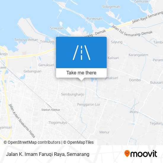 Jalan K. Imam Faruqi Raya map